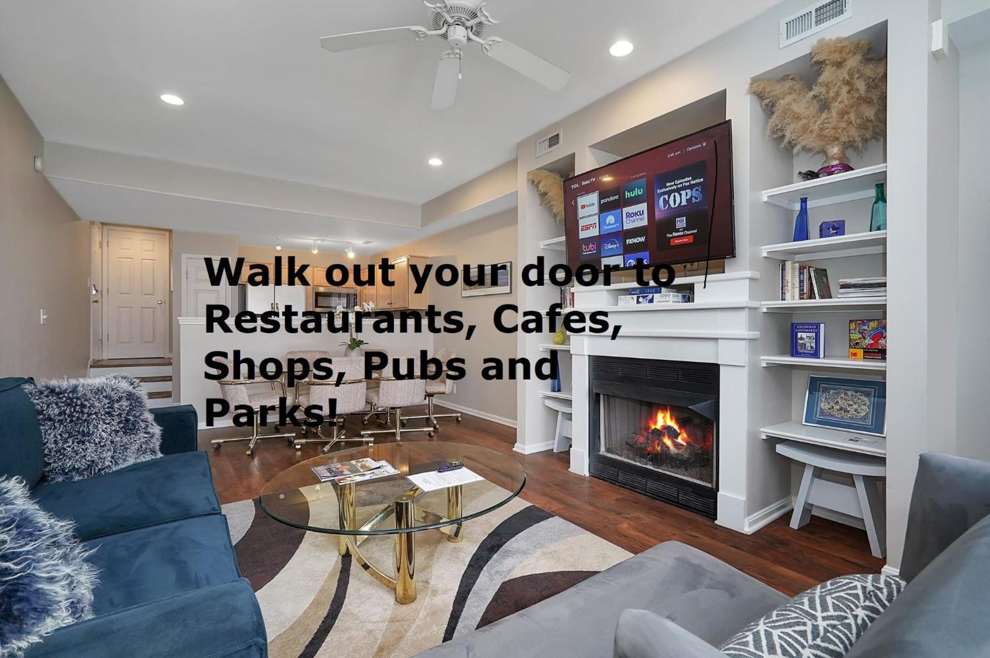 Lux Townhouse, Walk To All, Sleeps 6 Adults Louisville Kültér fotó
